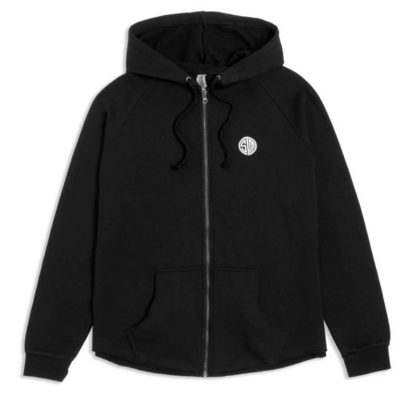 TSM Team Solo Mid Logo Zip-Up Hoodie BLACK Medium NWT - Picture 1 of 5